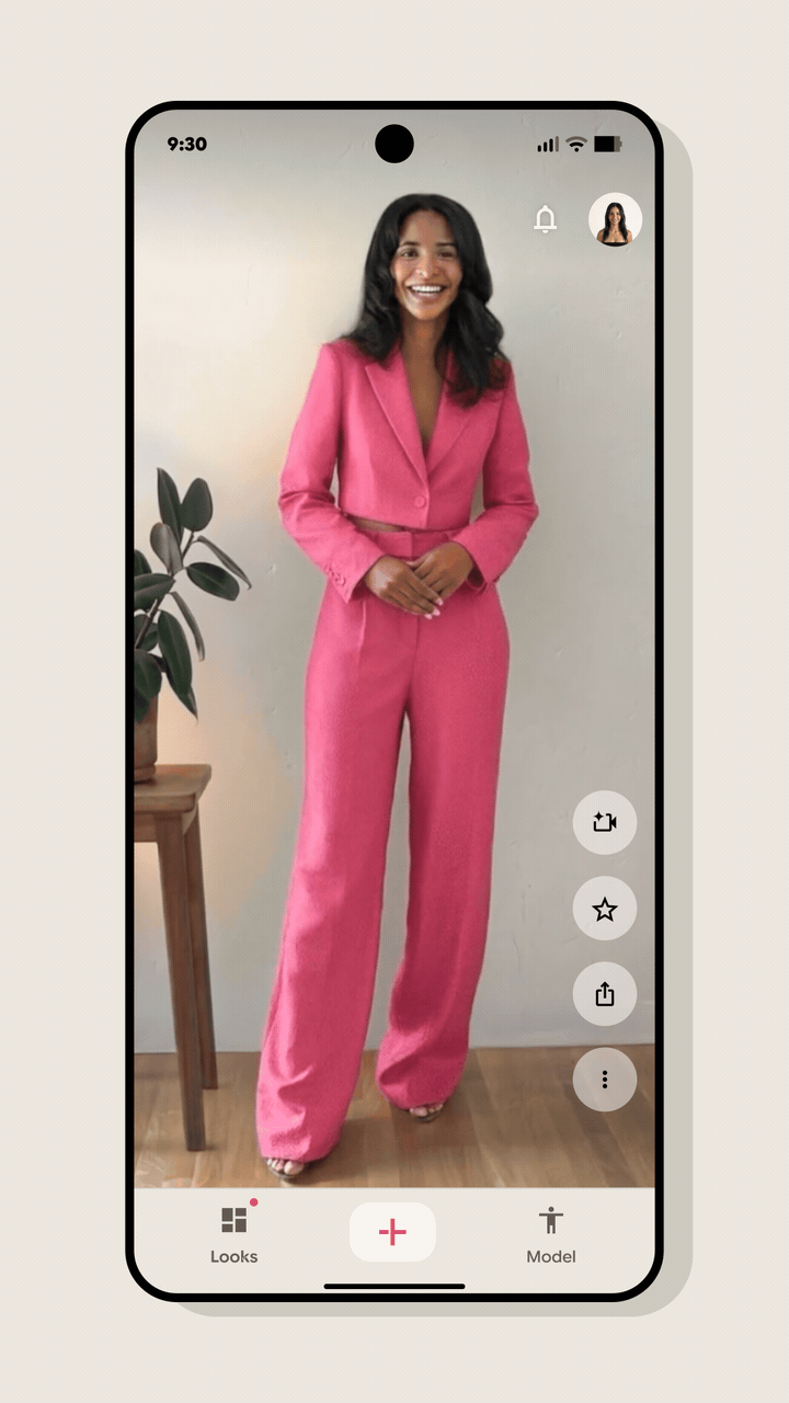 Step 3: See your looks in motion
